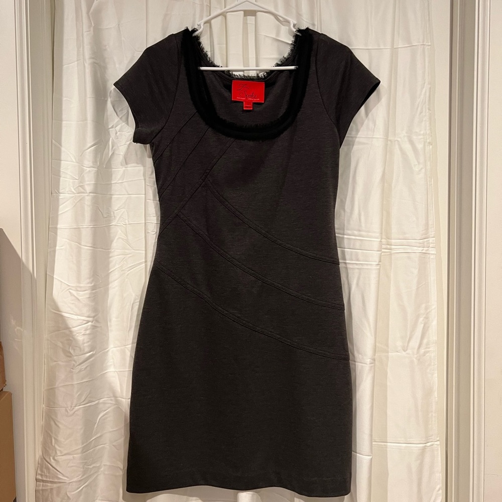 Z Spoke Zac Posen Lord & Taylor Dress Gray 8